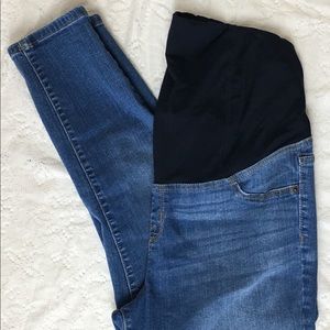 Ingrid & Isabel Maternity Skinny Crop Jeans Sz 12